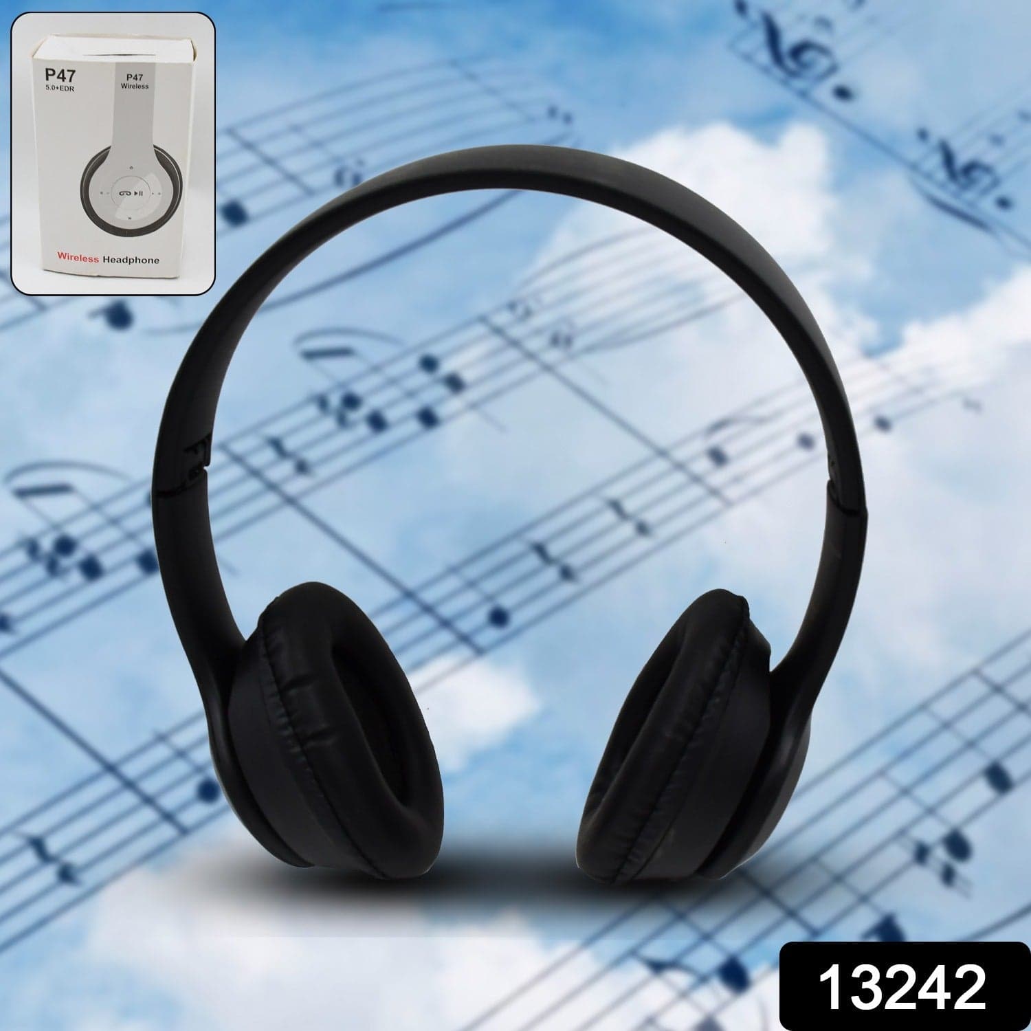 Foldable Wireless Headphone with Calling Function (1 Pc) thumbnail 2
