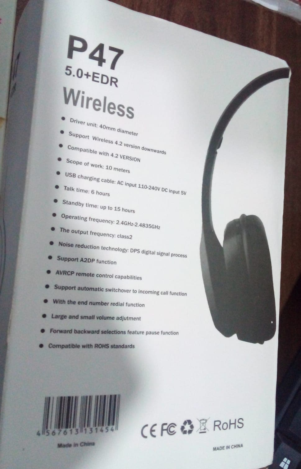 Foldable Wireless Headphone with Calling Function (1 Pc) thumbnail 8