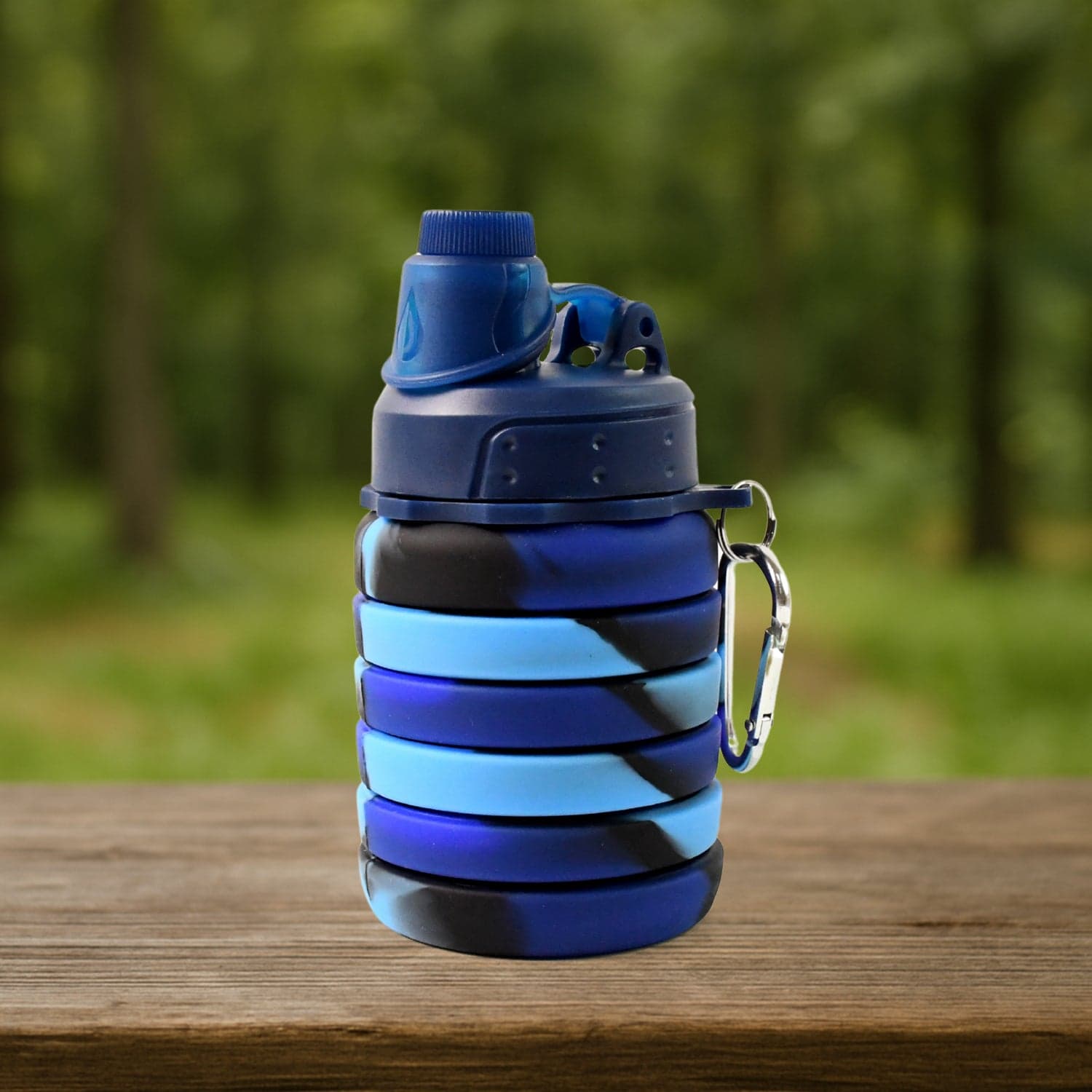 Silicone Foldable Water Bottle (1 Pc / 24 cm Foldable / 500 ML) thumbnail 7