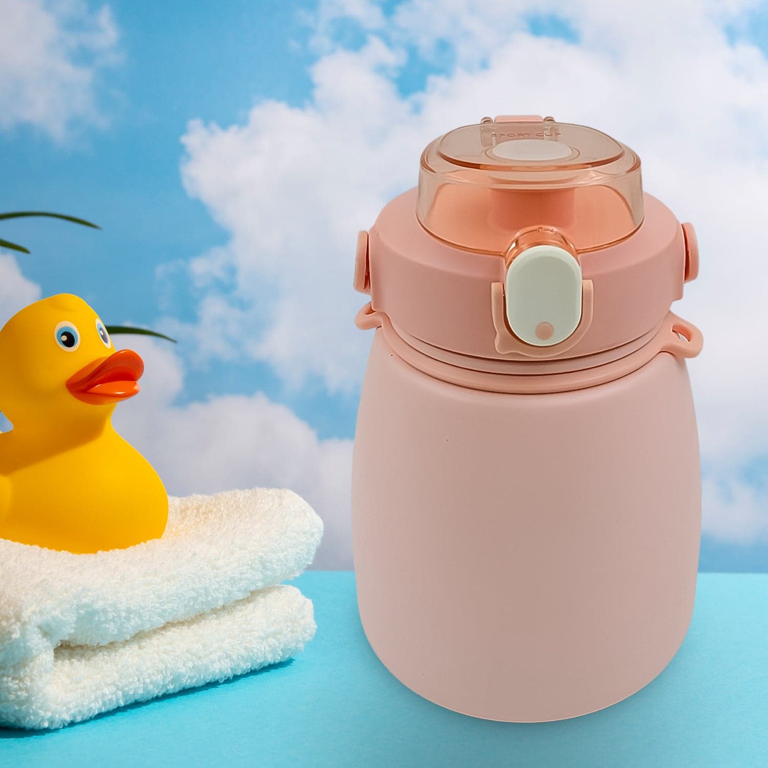 Stainless Steel Mug / Bottle Vacuum Insulated Cup with Handle & Strap (1000 ML) thumbnail 1