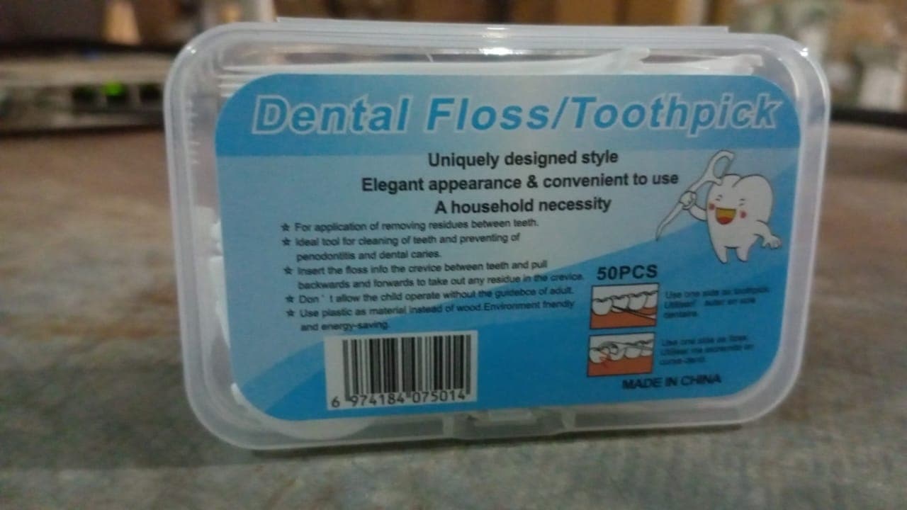 2 In 1 Tooth Picks Flosses / Sticks, Portable Toothpicks (50 Pc Set) thumbnail 7