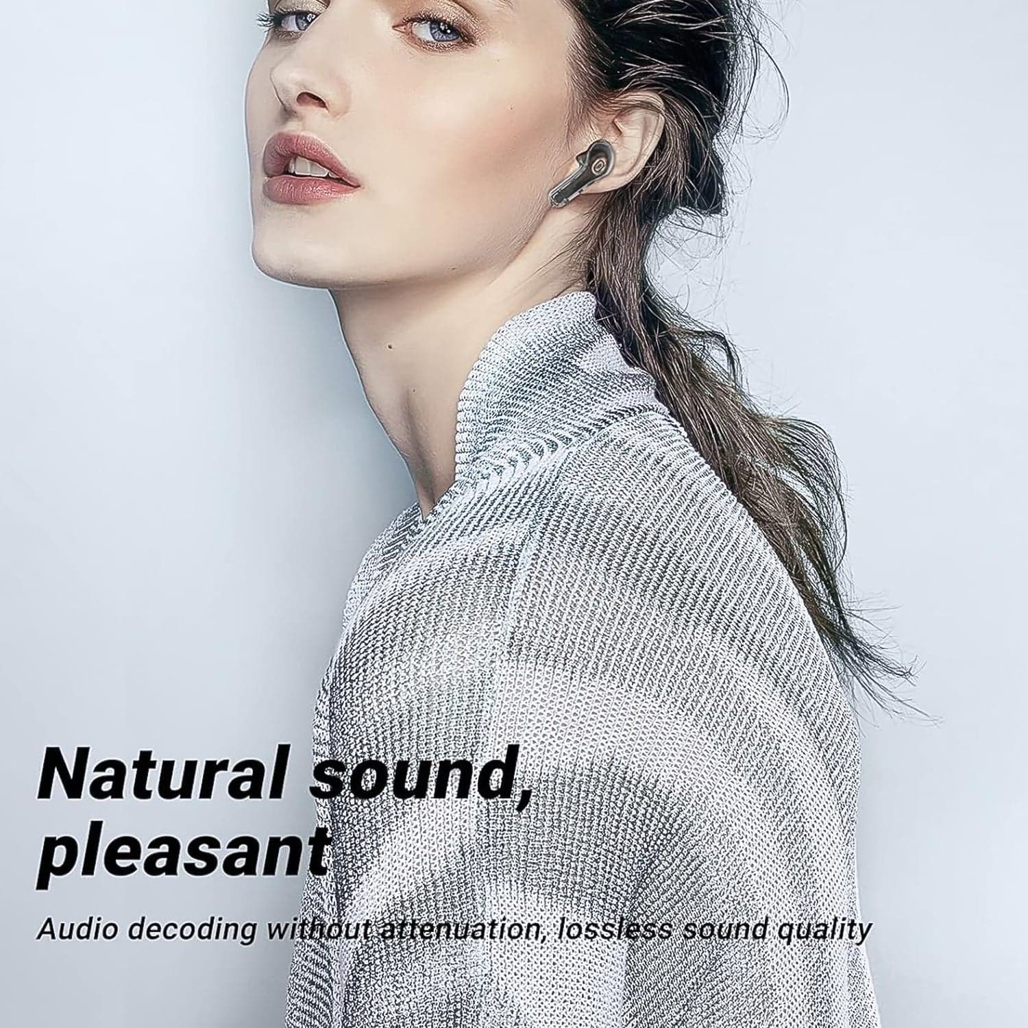 Wireless Bluetooth 5.3 In-Ear with Microphones, 200mAh Battery (1 Pc) thumbnail 5