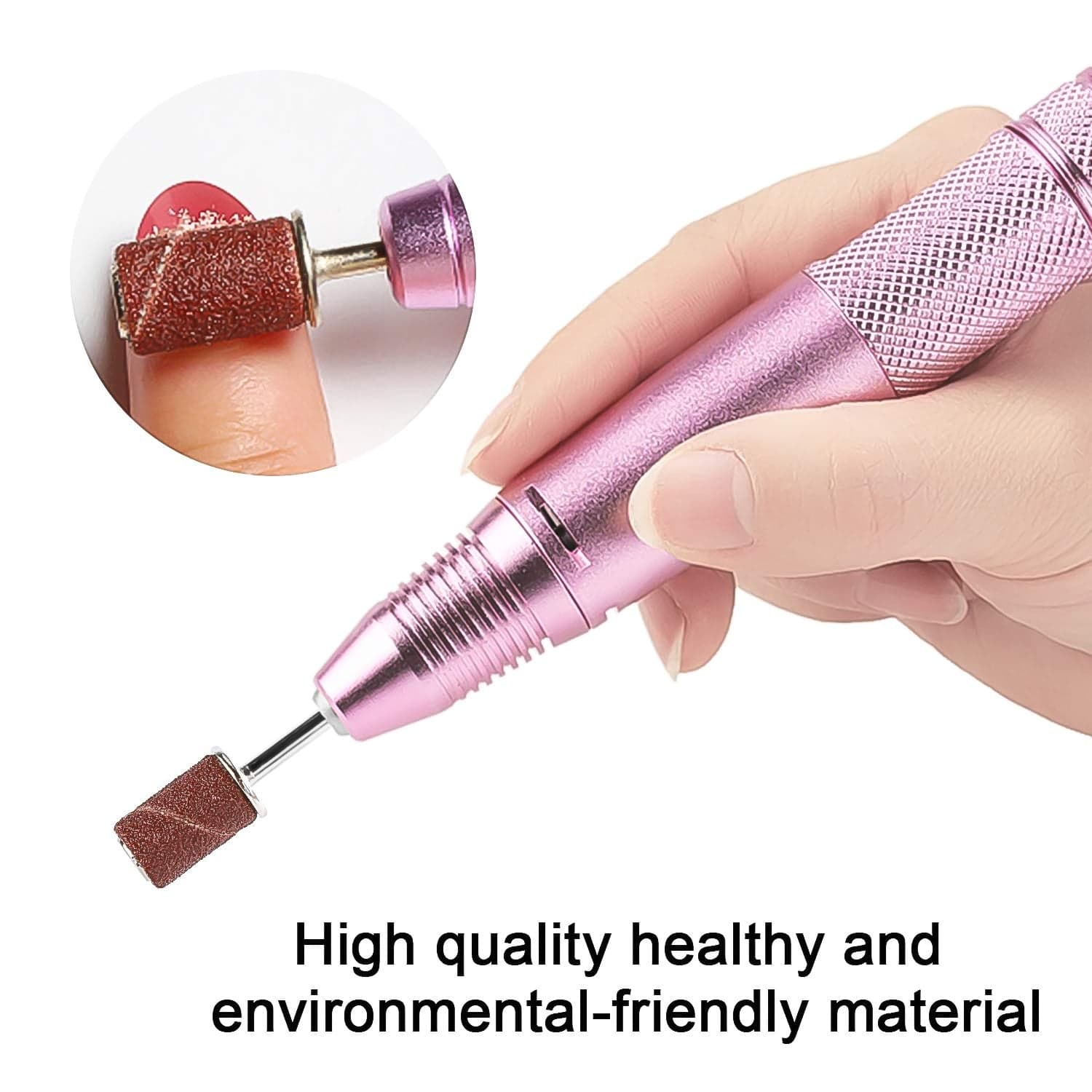 Nail Drill Sanding Band Machine Replacement Bits Pedicure Tool (10 Pcs Set) thumbnail 3