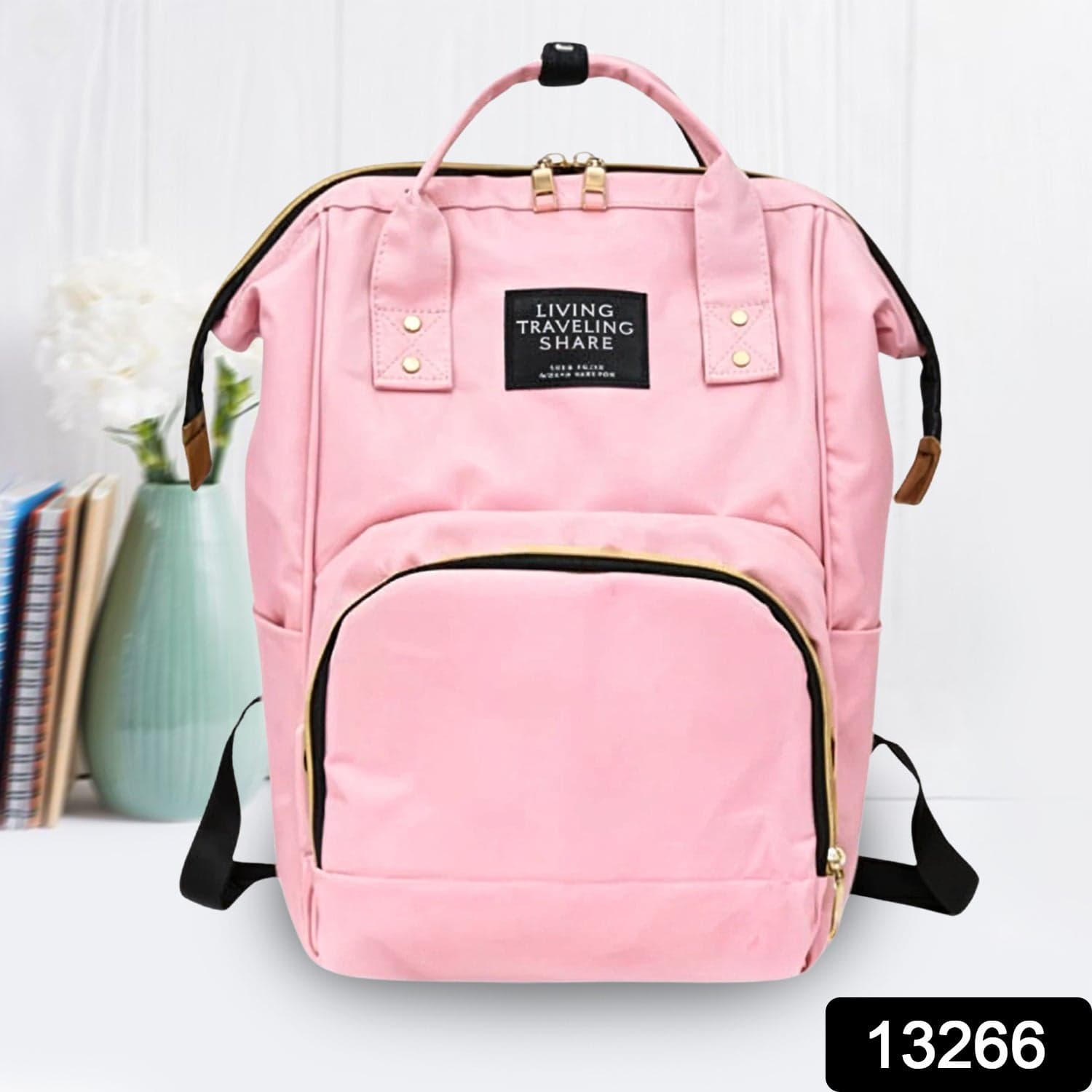 Multipurpose Large Capacity Mom's Backpack Diaper Bag (1 Pc) thumbnail 2