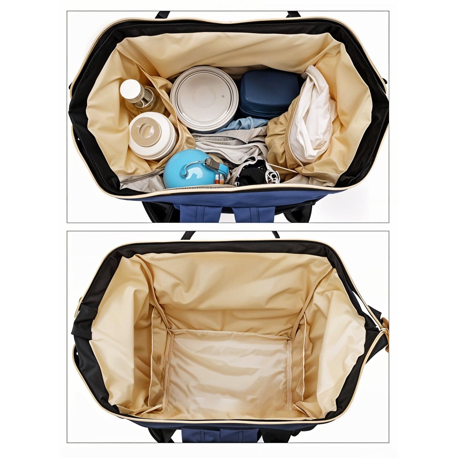 Multipurpose Large Capacity Mom's Backpack Diaper Bag (1 Pc) thumbnail 4