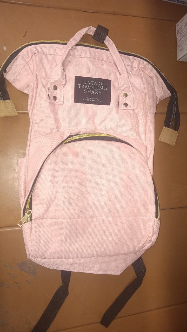 Multipurpose Large Capacity Mom's Backpack Diaper Bag (1 Pc) thumbnail 7