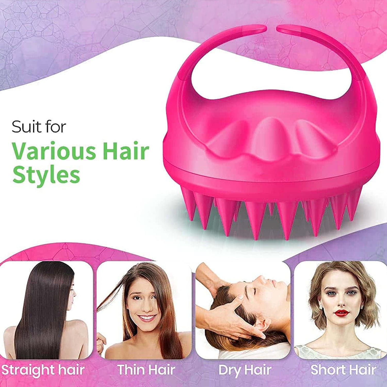 Scalp Massager, Head Massager Comb (1 Pc), Hair accessories thumbnail 5