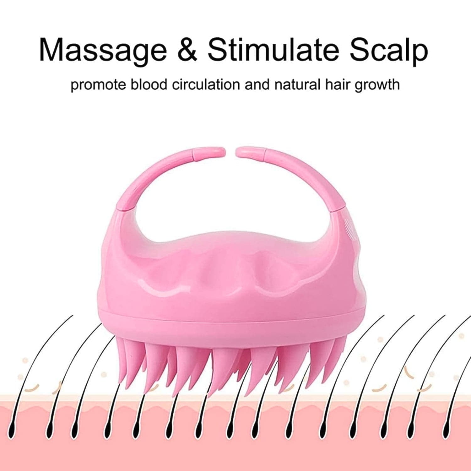 Scalp Massager, Head Massager Comb (1 Pc), Hair accessories thumbnail 8