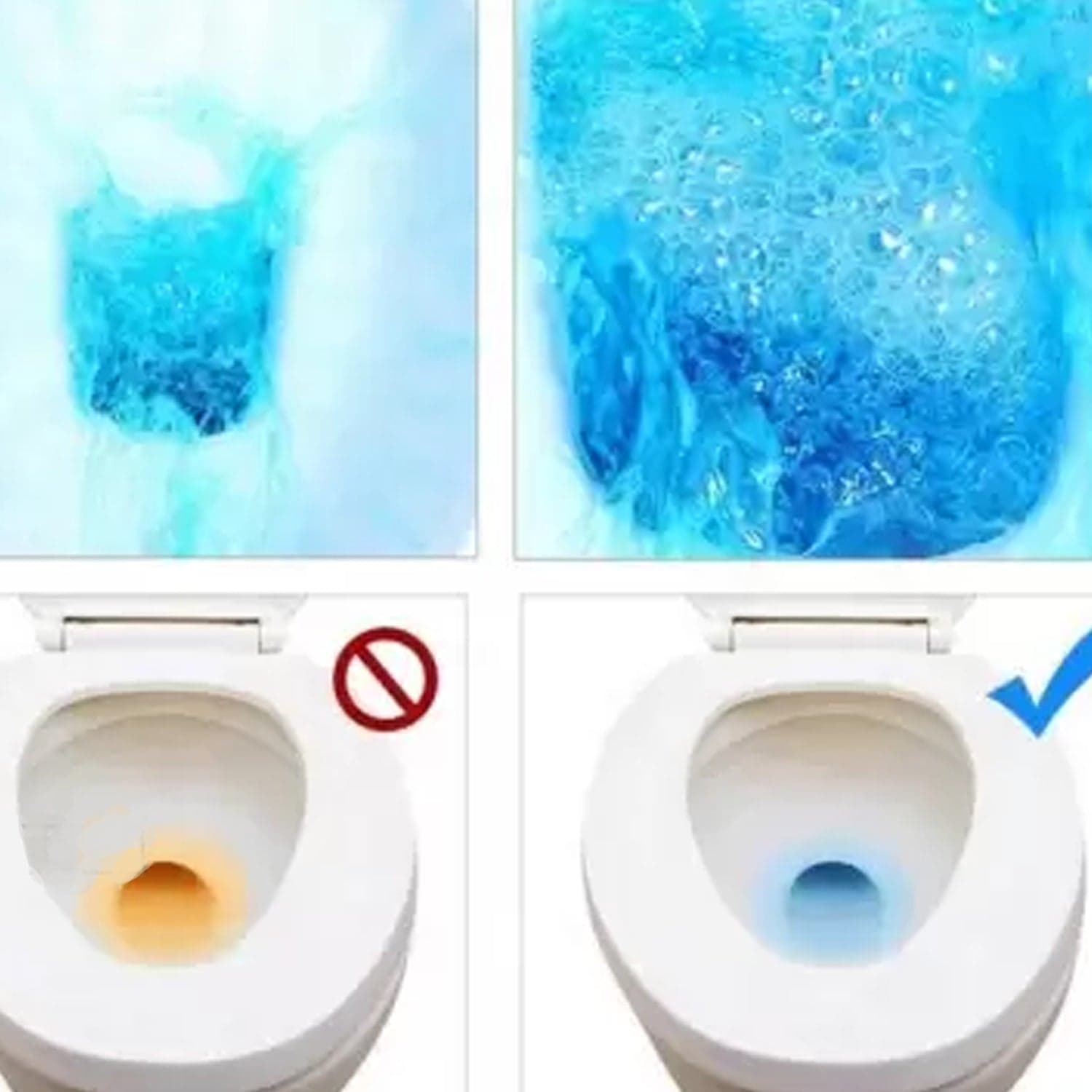 Toilet Cleaner Flush Tab Ocean Blue 100 Gram thumbnail 4
