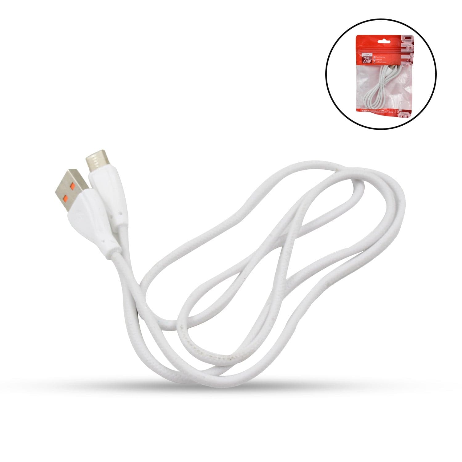 Type C data cable with 3.5 Amp Fast Charging Cable (900 MM / 1 Pc) thumbnail 5