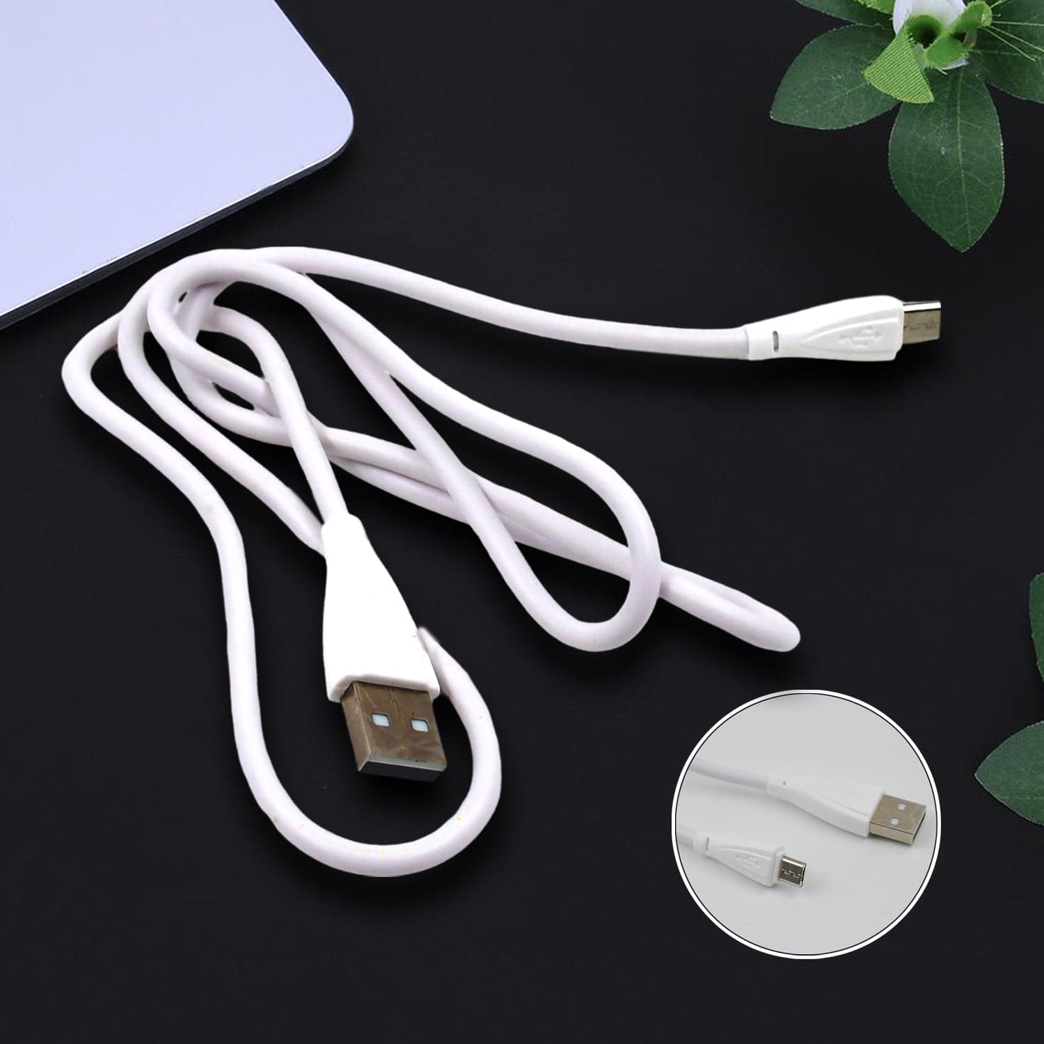 Fast Charging For Android & Data Transfer, Long Micro Cable (1000 Mm) thumbnail 1