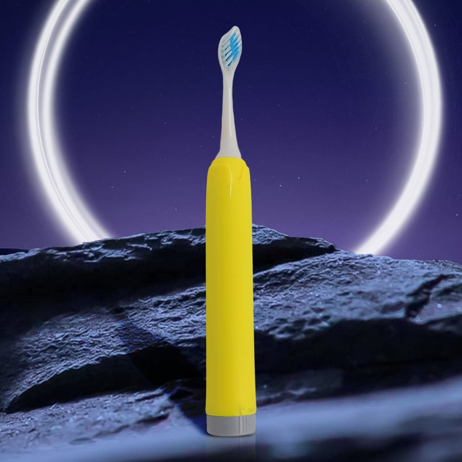 Adult Waterproof Electric Toothbrush 1 Head Battery Operated Toothbrush (1 Pc / Battery Not Included / Mix Color) thumbnail 1
