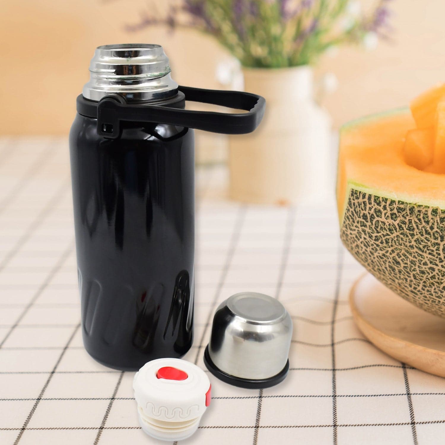 Stainless Steel Water Bottle, Vacuum Insulated Cup / Bottle (1200 ML) thumbnail 4
