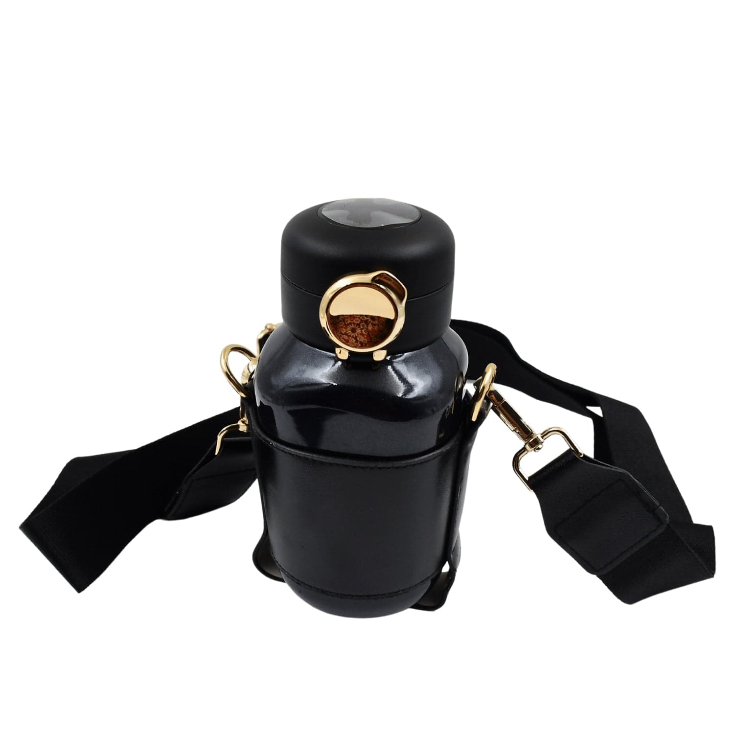 Thermos Steel Bottle, Push Button | Fashion Cup Temperature Display Bottle (420 ML) thumbnail 6