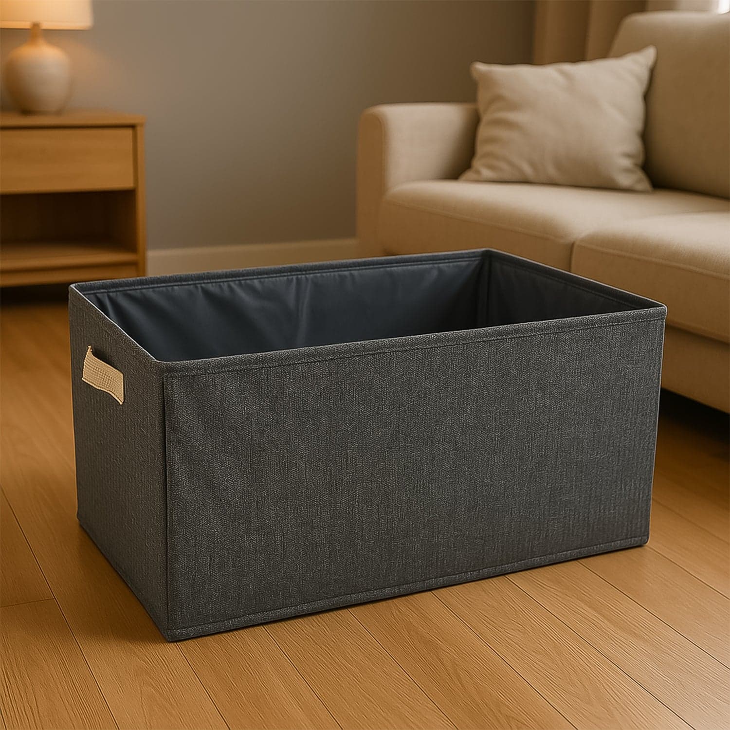 FOLDABLE CLOTH STORAGE BOX WITH HANDLES (47—28 CM) thumbnail 4