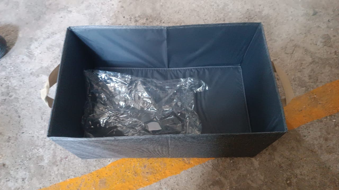 FOLDABLE CLOTH STORAGE BOX WITH HANDLES (47—28 CM) thumbnail 7