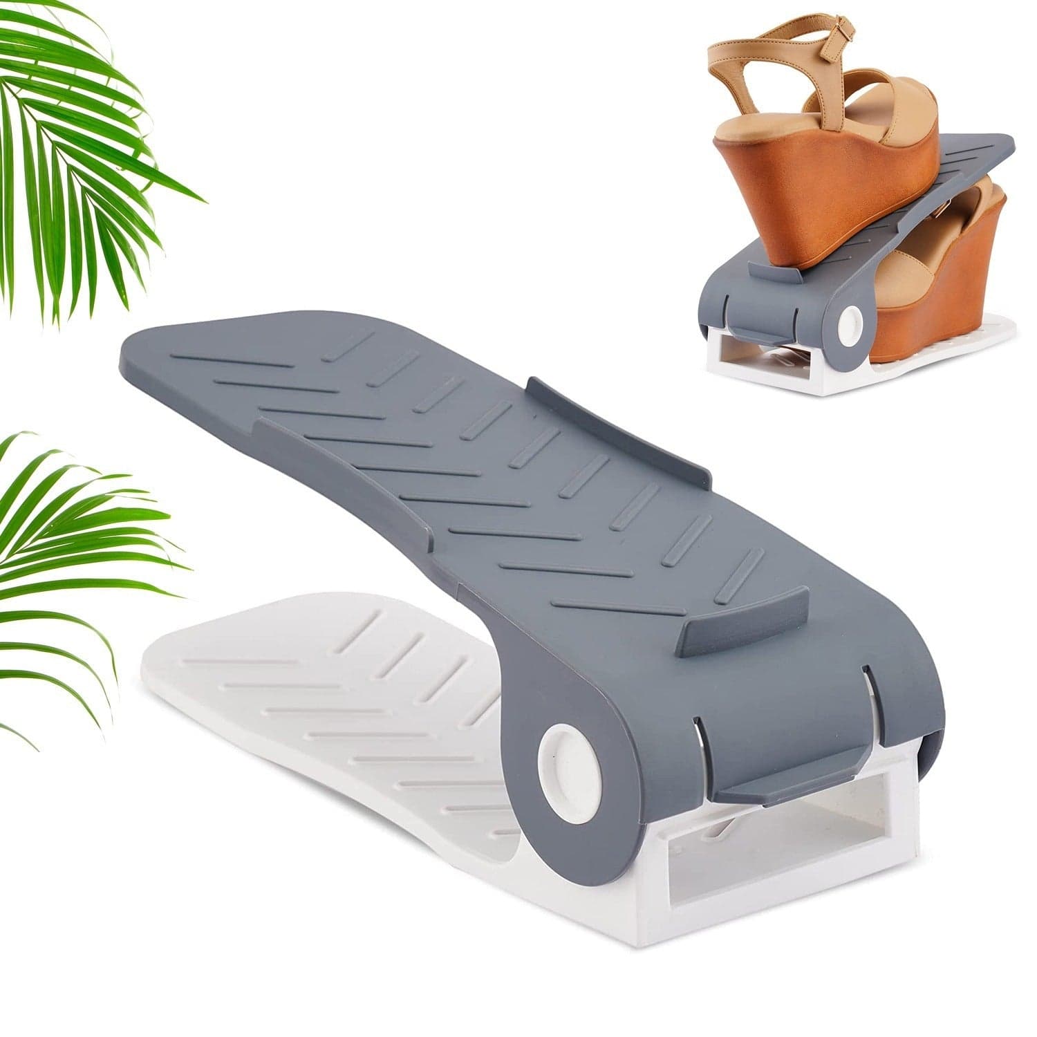 Adjustable Shoe Organizer (1 Pc): Space-Saving Storage thumbnail 3
