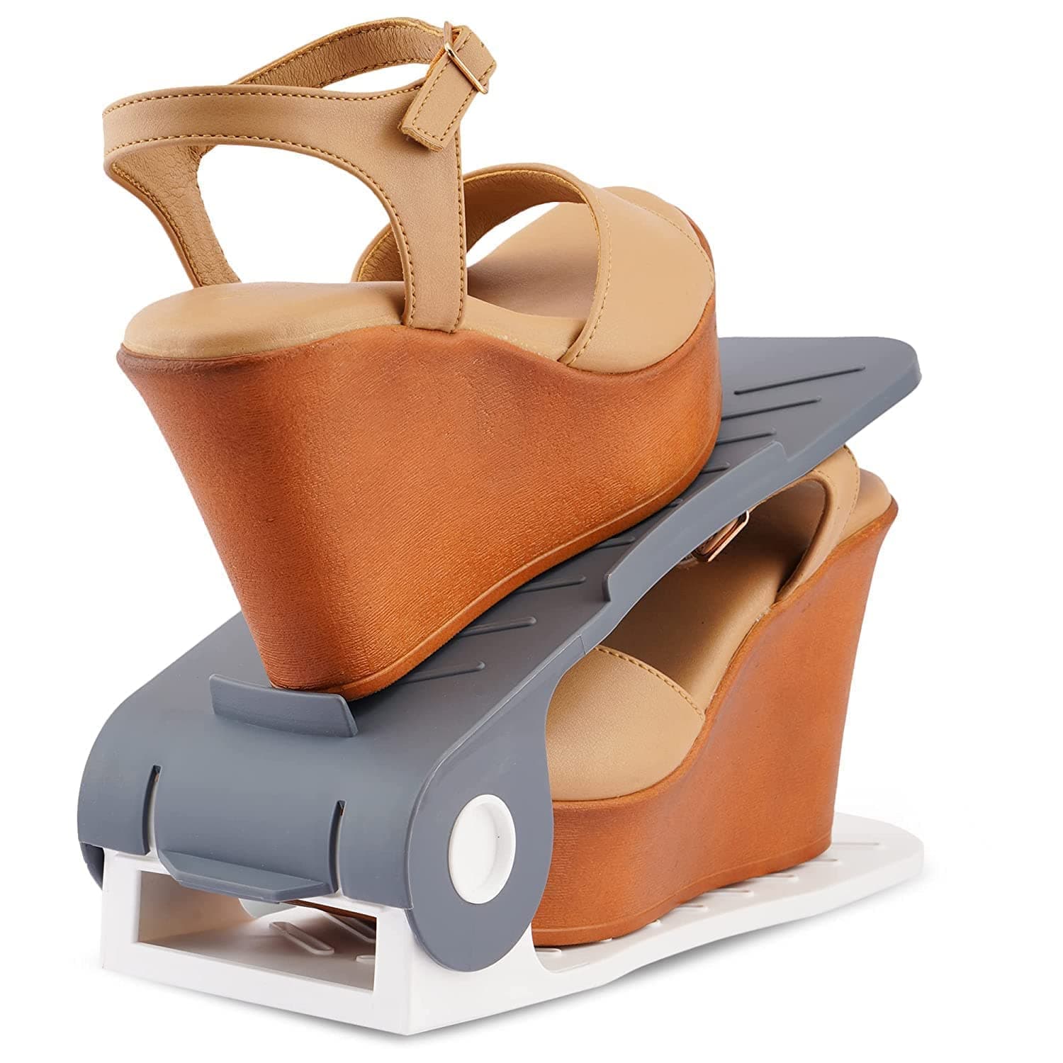 Adjustable Shoe Organizer (1 Pc): Space-Saving Storage thumbnail 4