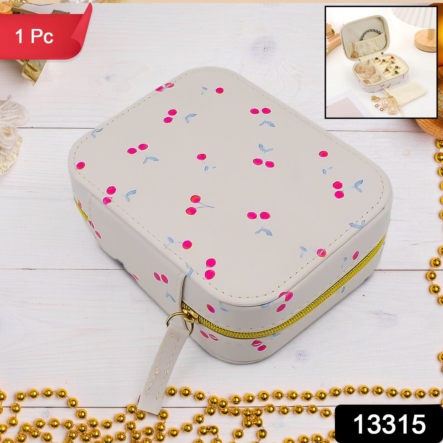 Jewelry Travel Organizer Case (1 Pc / Mix Design) thumbnail 2