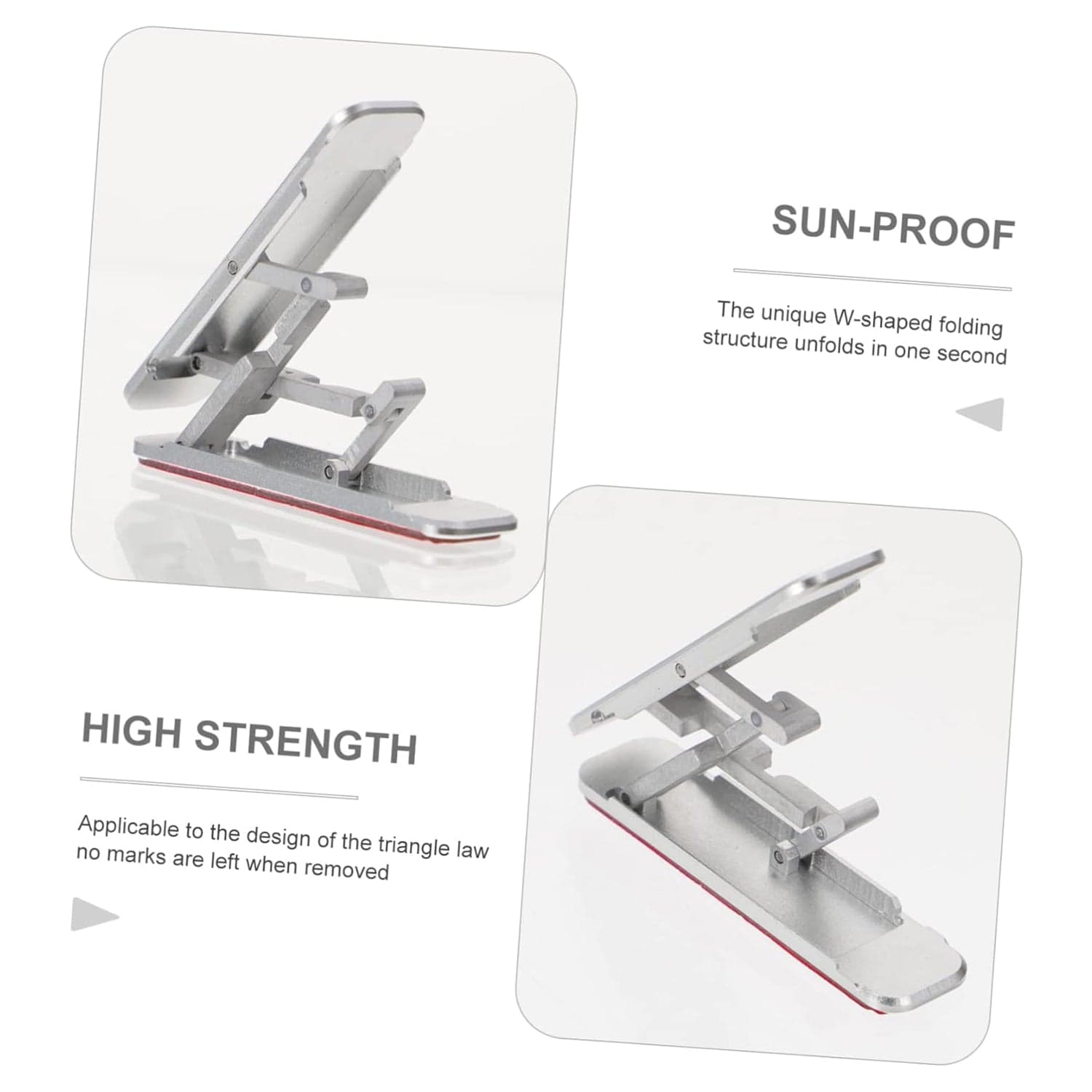 Adhesive Folding Bracket Phone Stand (1 Pc) thumbnail 3