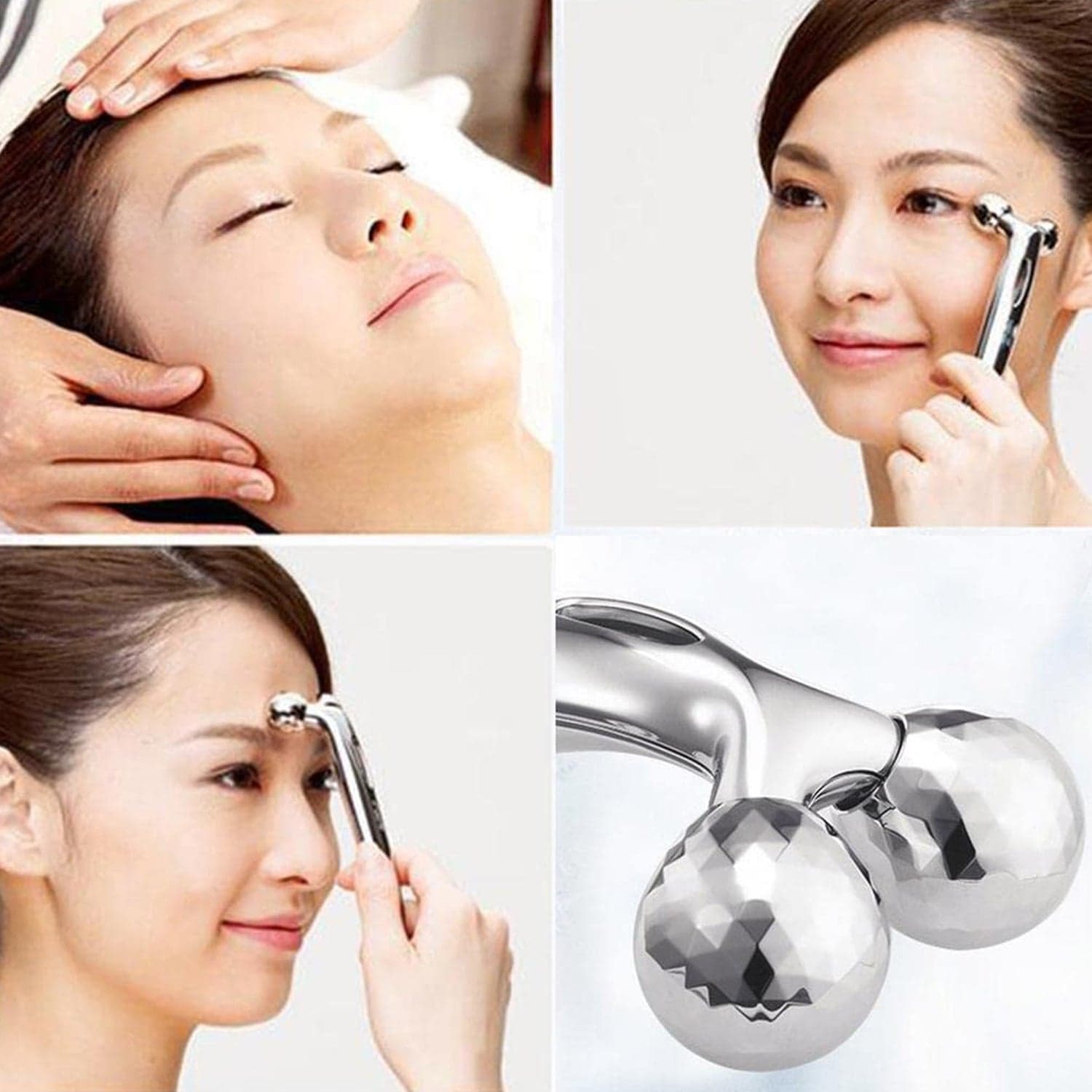 Manual Roller Face Skin Wrinkle Remover Massager (1 Pc) thumbnail 1
