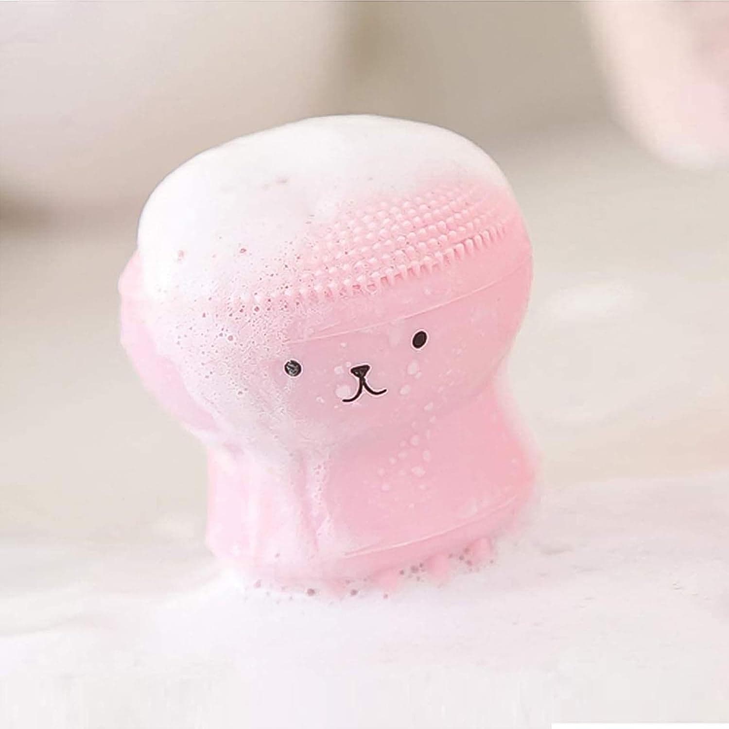 Cute Octopus Shape Silicone Face Scrubber Massager (1 Pc) thumbnail 3