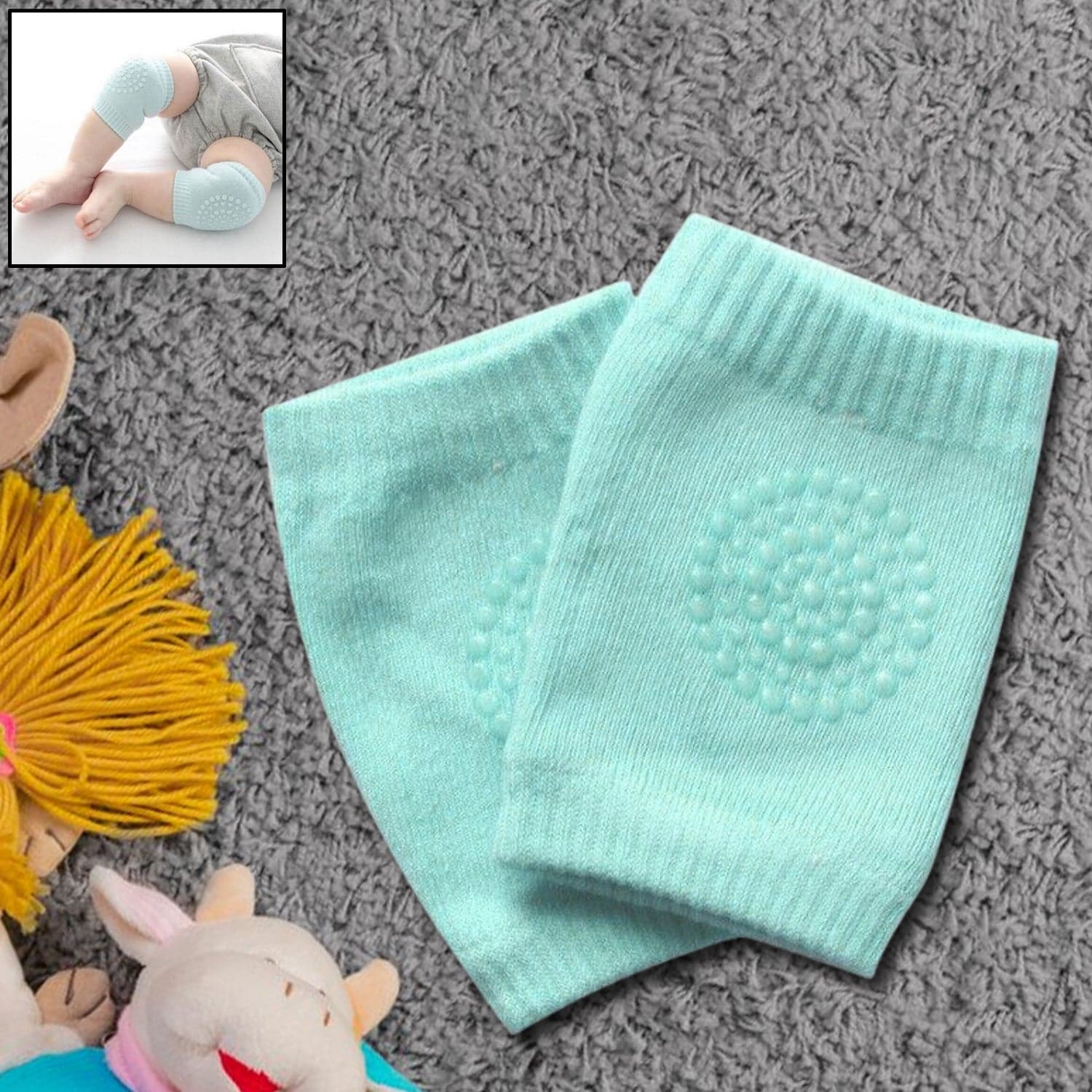 1 Pairs Baby Knee Pads for Crawling (1 Pair / 4.5 Cm) thumbnail 1