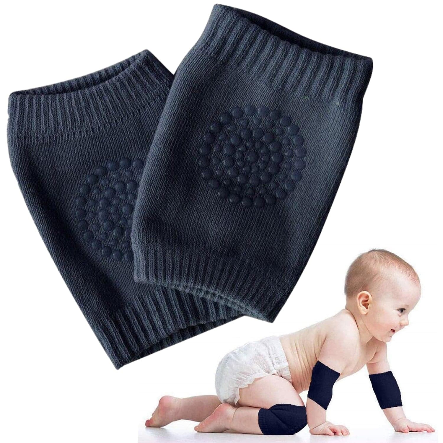 1 Pairs Baby Knee Pads for Crawling (1 Pair / 6 Cm) thumbnail 1