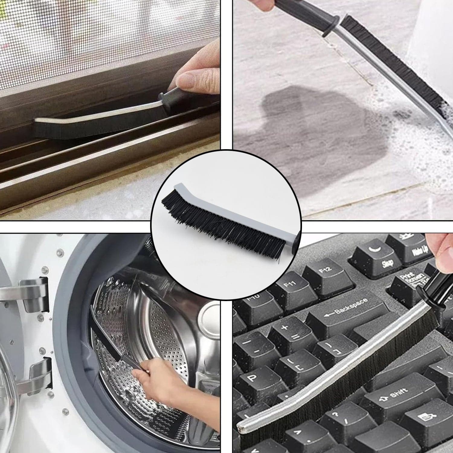 Multifunctional Crevice Cleaning Brush, Gap Cleaning Brush (1 Pc / 23 Cm) thumbnail 6