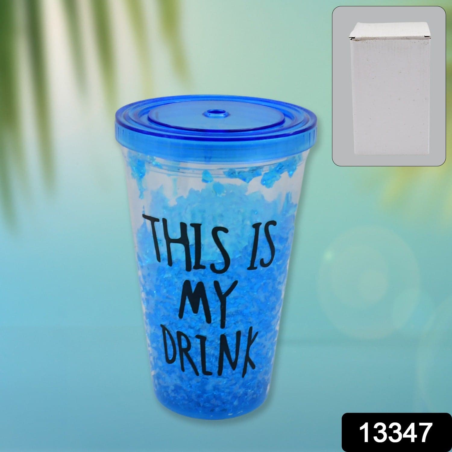 Reusable Tea Coffee Tumbler with Lid Double Wall (1 Pc / Mix Colour / Without Straw) thumbnail 2