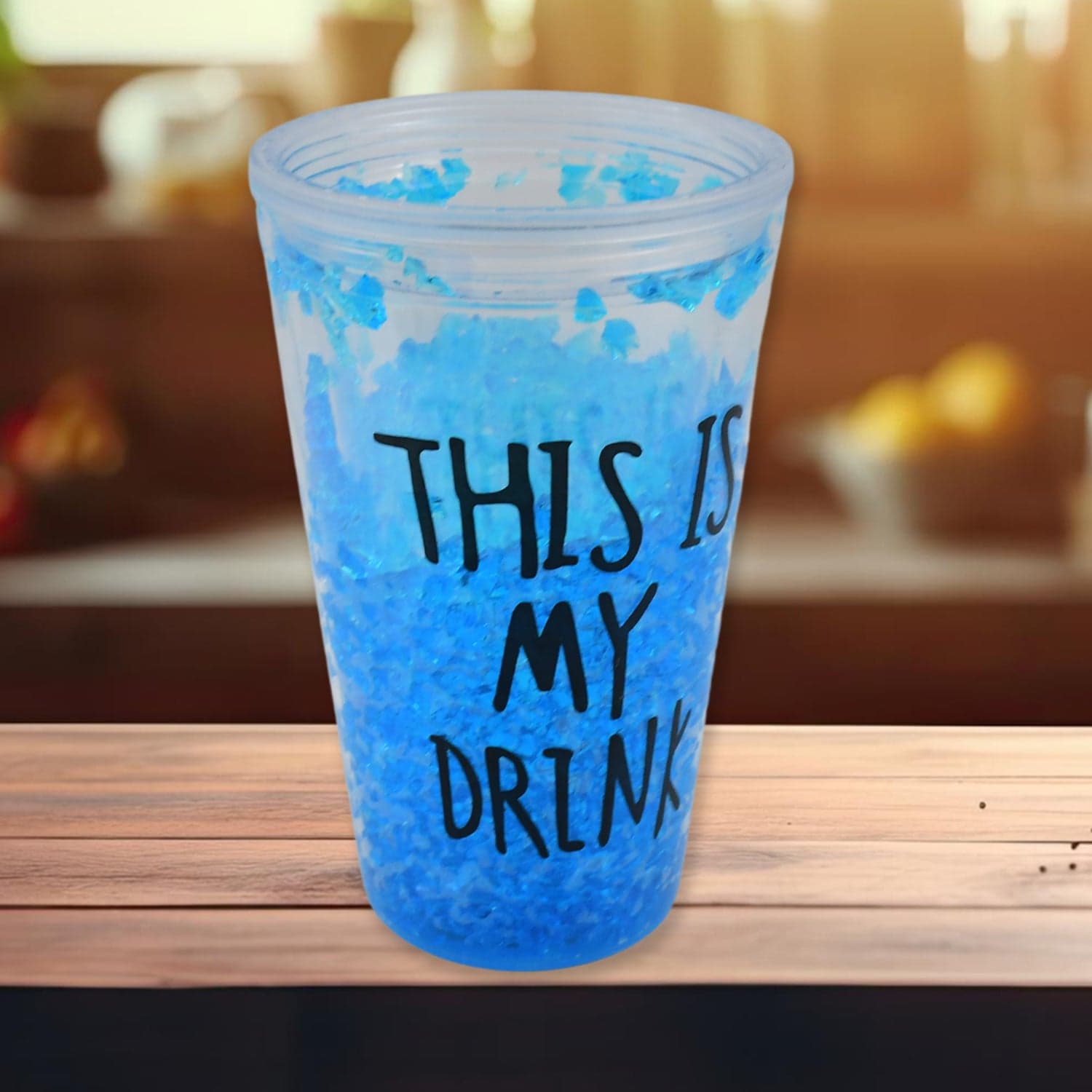 Reusable Tea Coffee Tumbler with Lid Double Wall (1 Pc / Mix Colour / Without Straw) thumbnail 3