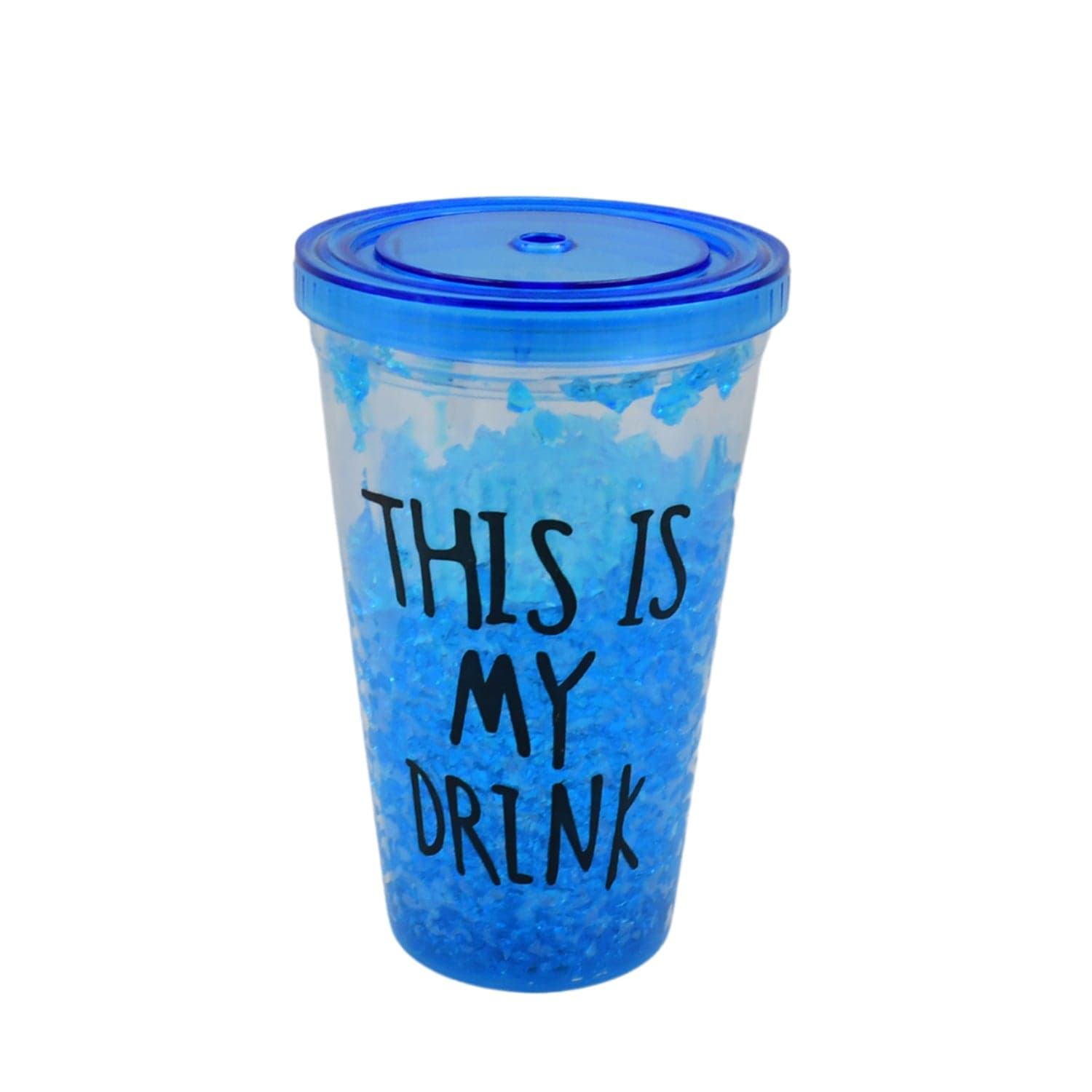 Reusable Tea Coffee Tumbler with Lid Double Wall (1 Pc / Mix Colour / Without Straw) thumbnail 4