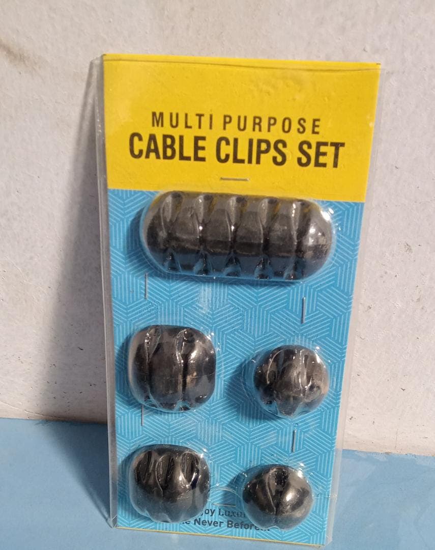Multi-Purpose Cable Clips and Wire Organizer for Desk and Table thumbnail 11