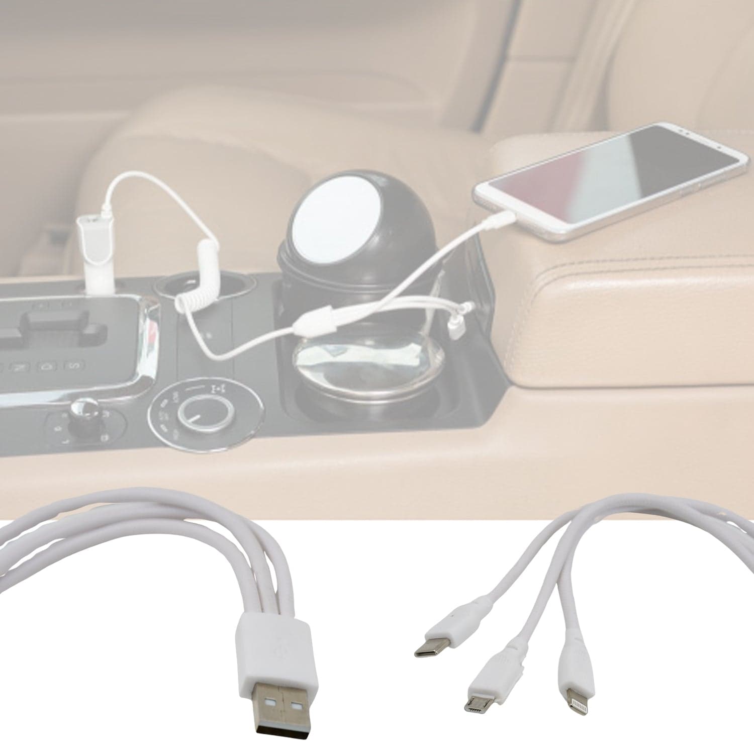 3 In 1 Charging Cable Fast Charging Cord USB Cable 3.5 Amp (1 Pc) thumbnail 6