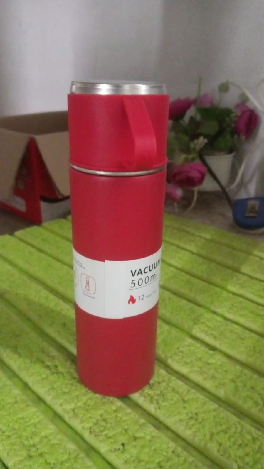 Stainless Steel Vacuum Insulated Water Bottle With Coffee / Tea Mug (500 ML) thumbnail 8