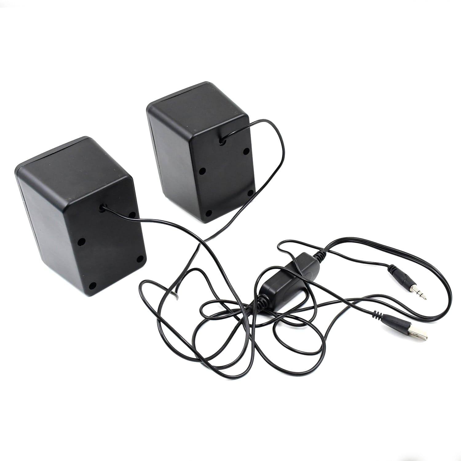 RGB Desktop Speakers, Plug, and Play USB Powered Speaker (2 Pc Set) thumbnail 5
