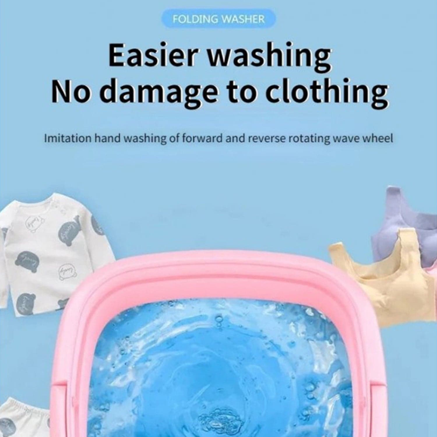 Mini Foldable Washing Machine thumbnail 7
