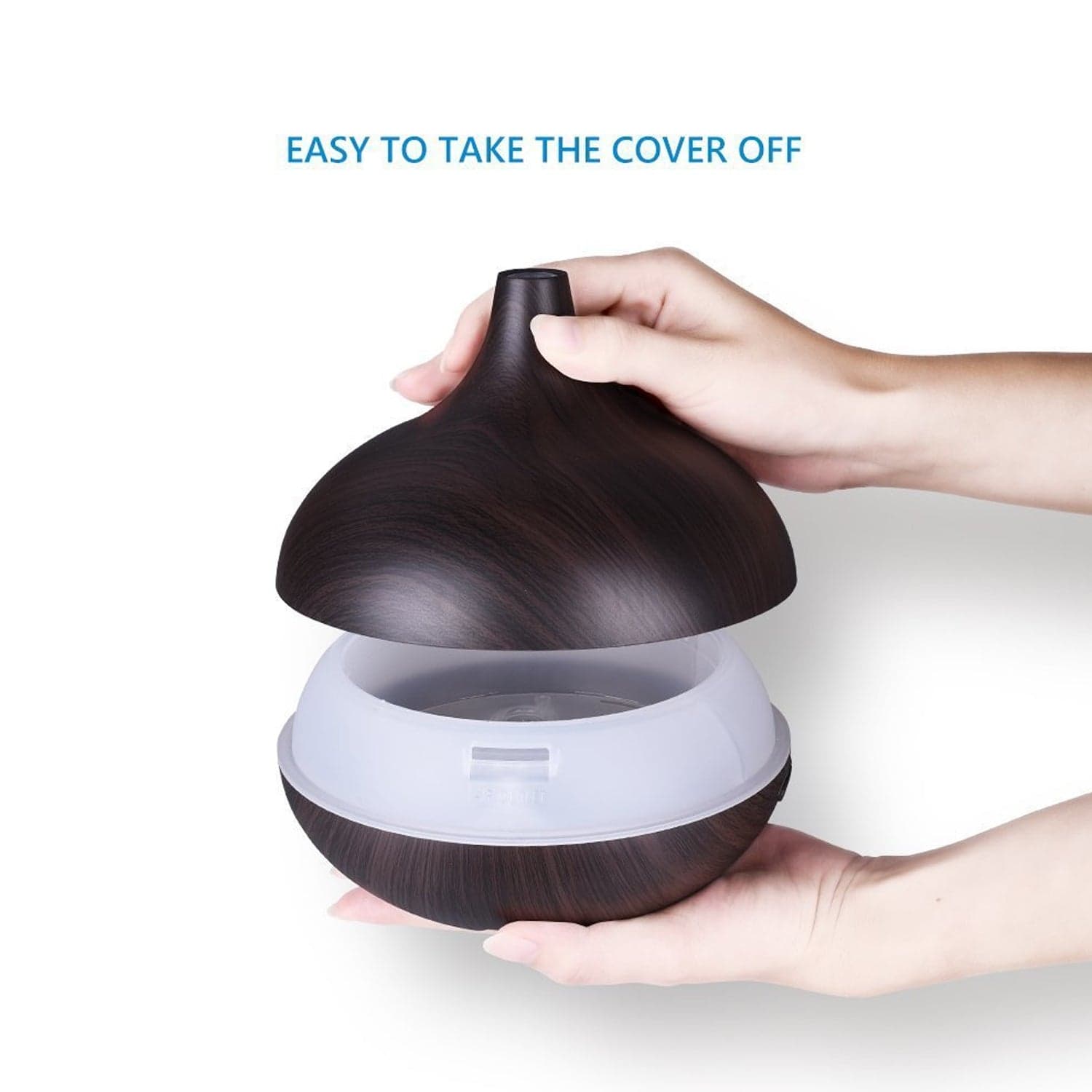 Aromatherapy Humidifier with 7 Colourful LED Light Change (500 ML Capacity / Without Remote) thumbnail 3