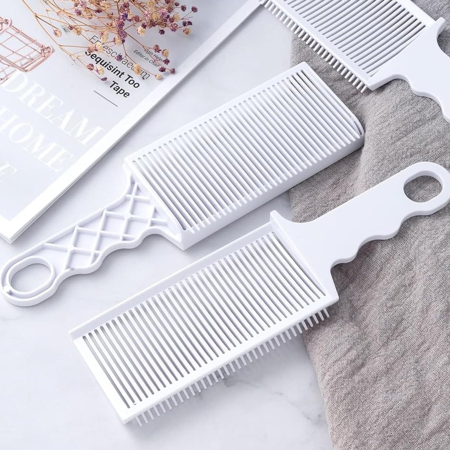 Ergonomic Flat Top Fading Clipper Comb Hair Care Styling | Brushes & Combs (1 Pc) thumbnail 5