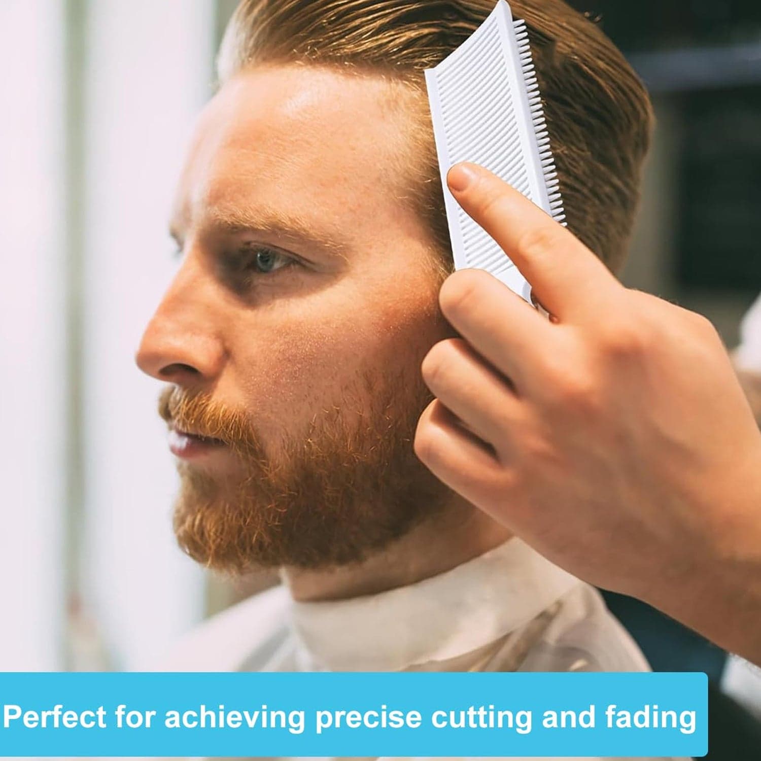 Ergonomic Flat Top Fading Clipper Comb Hair Care Styling | Brushes & Combs (1 Pc) thumbnail 6