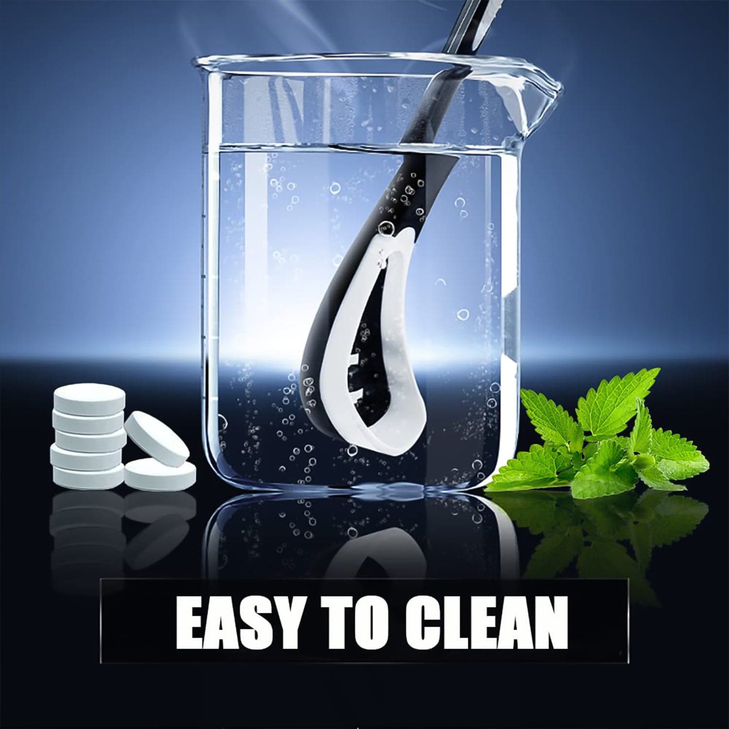 Plastic Dental Tongue Scraper Cleaner Brush (1 Pc) thumbnail 3
