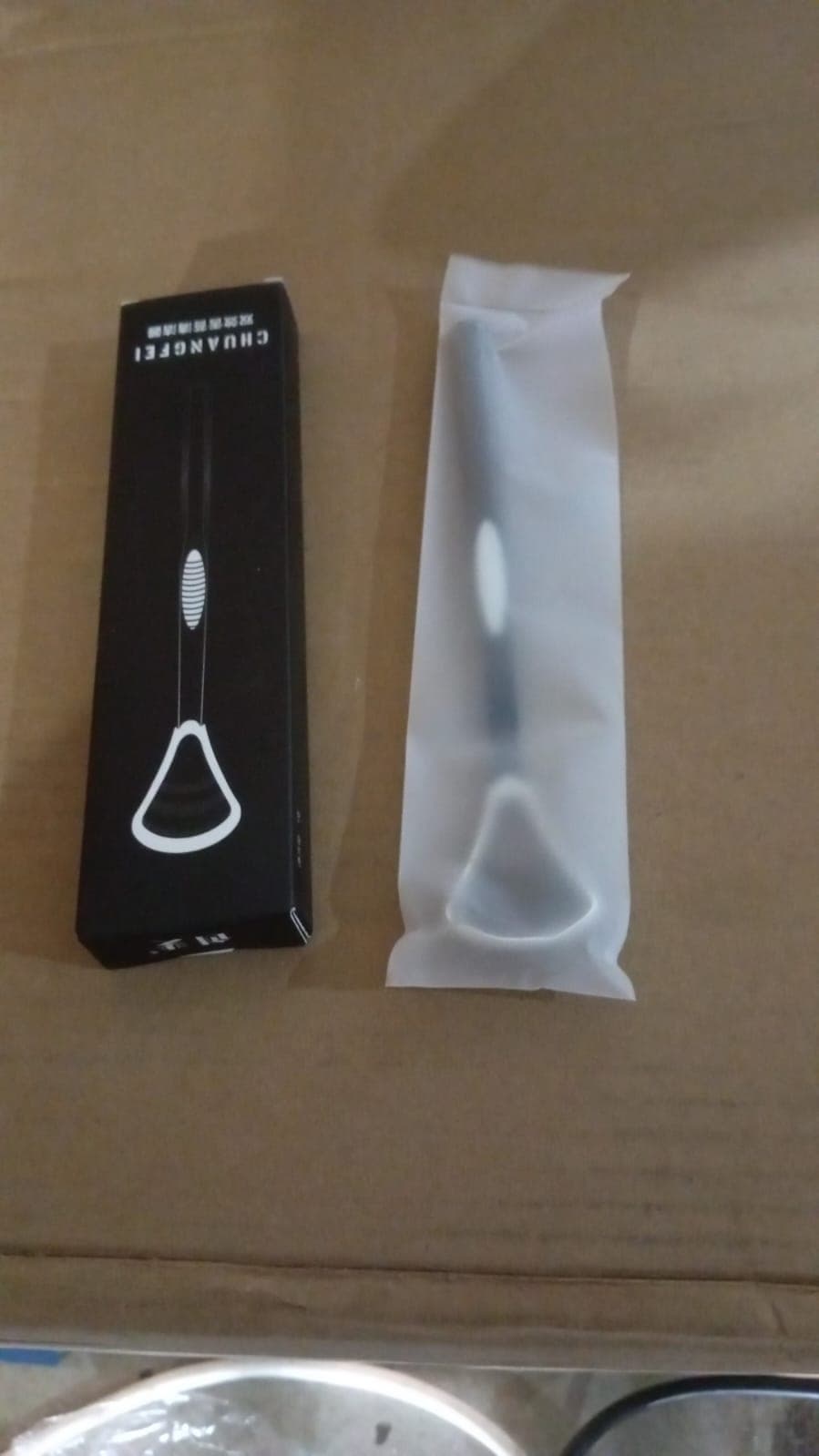 Plastic Dental Tongue Scraper Cleaner Brush (1 Pc) thumbnail 7