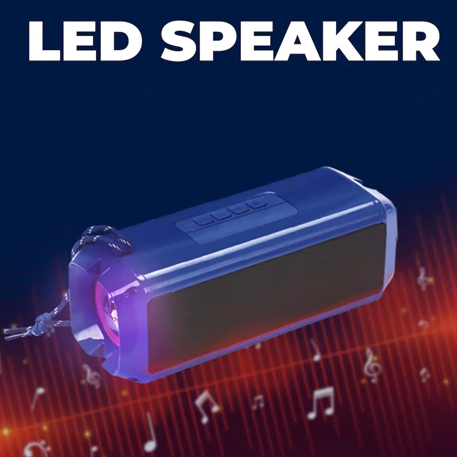 Portable Wireless Rechargeable Speaker Bluetooth Speaker (1 Pc) thumbnail 6