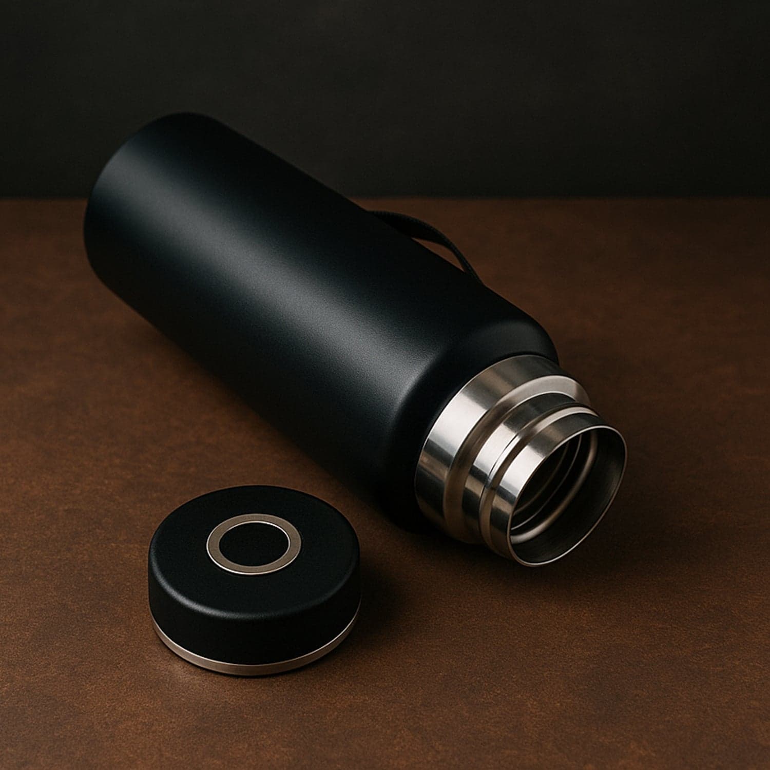 Double Stainless Steel Wall Flask Vacuum Insulated Water Bottle (800 ML) thumbnail 4