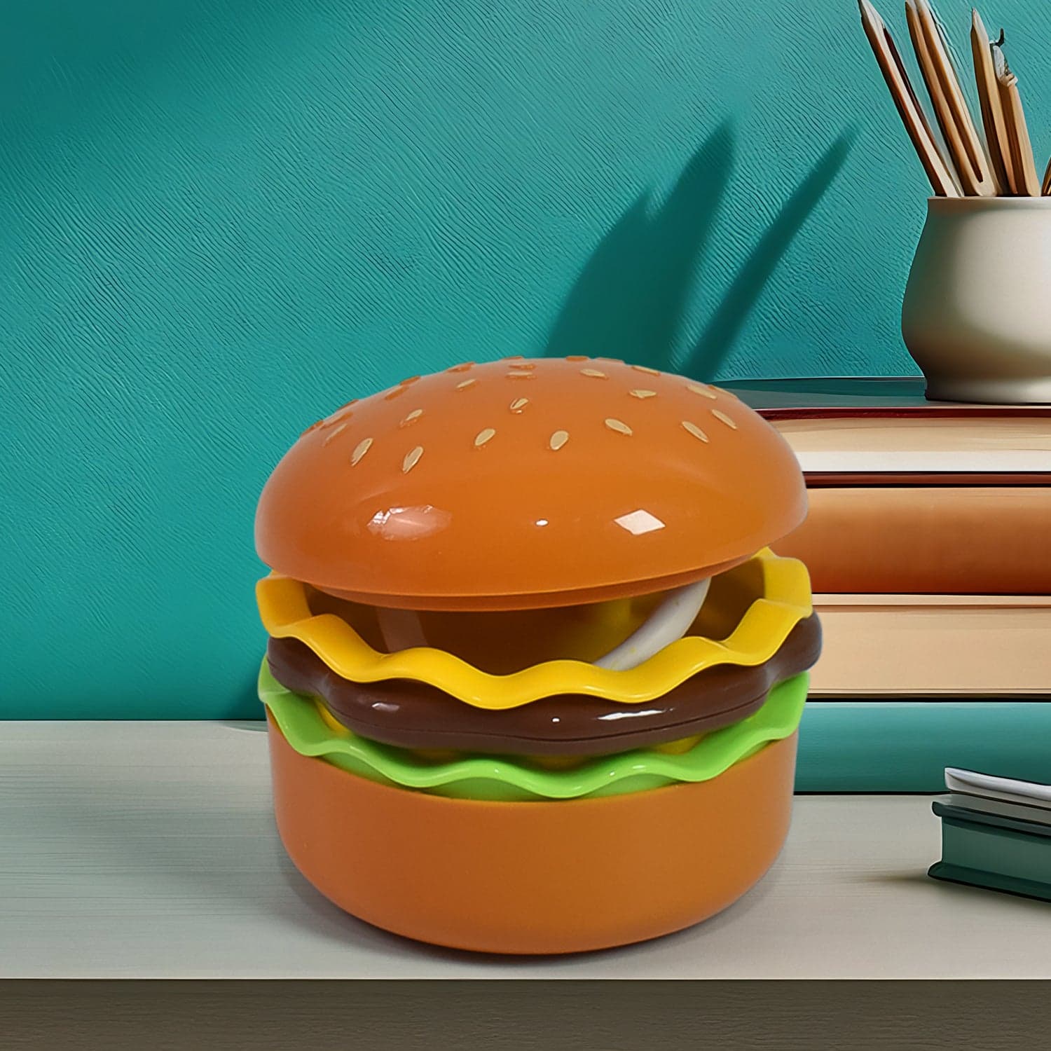 Burger Delight: Folding LED Night Lamp (1 Pc) thumbnail 6