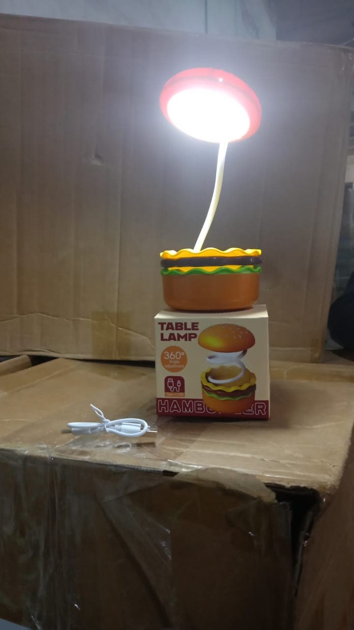 Burger Delight: Folding LED Night Lamp (1 Pc) thumbnail 7