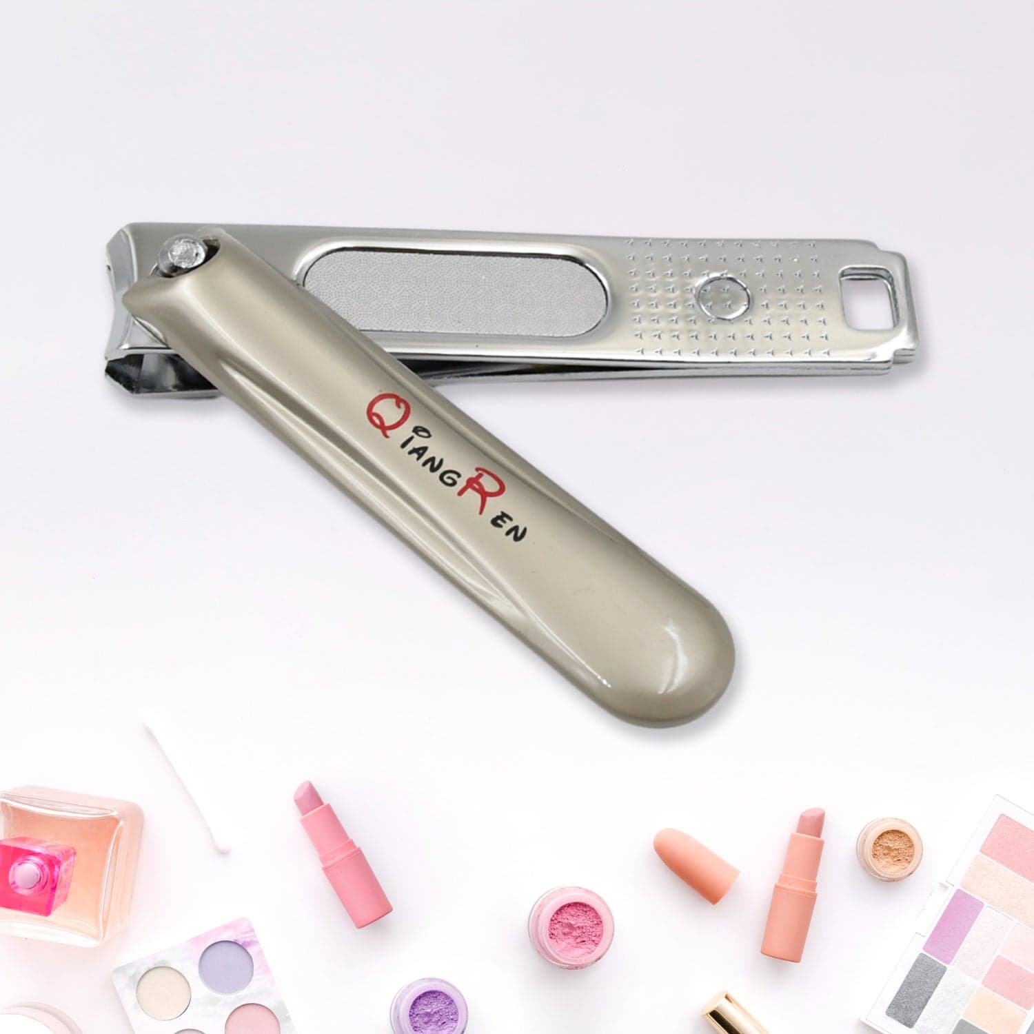 Stainless Steel Folding Portable Large Nail Clippers with Nail File (1 Pc) thumbnail 4