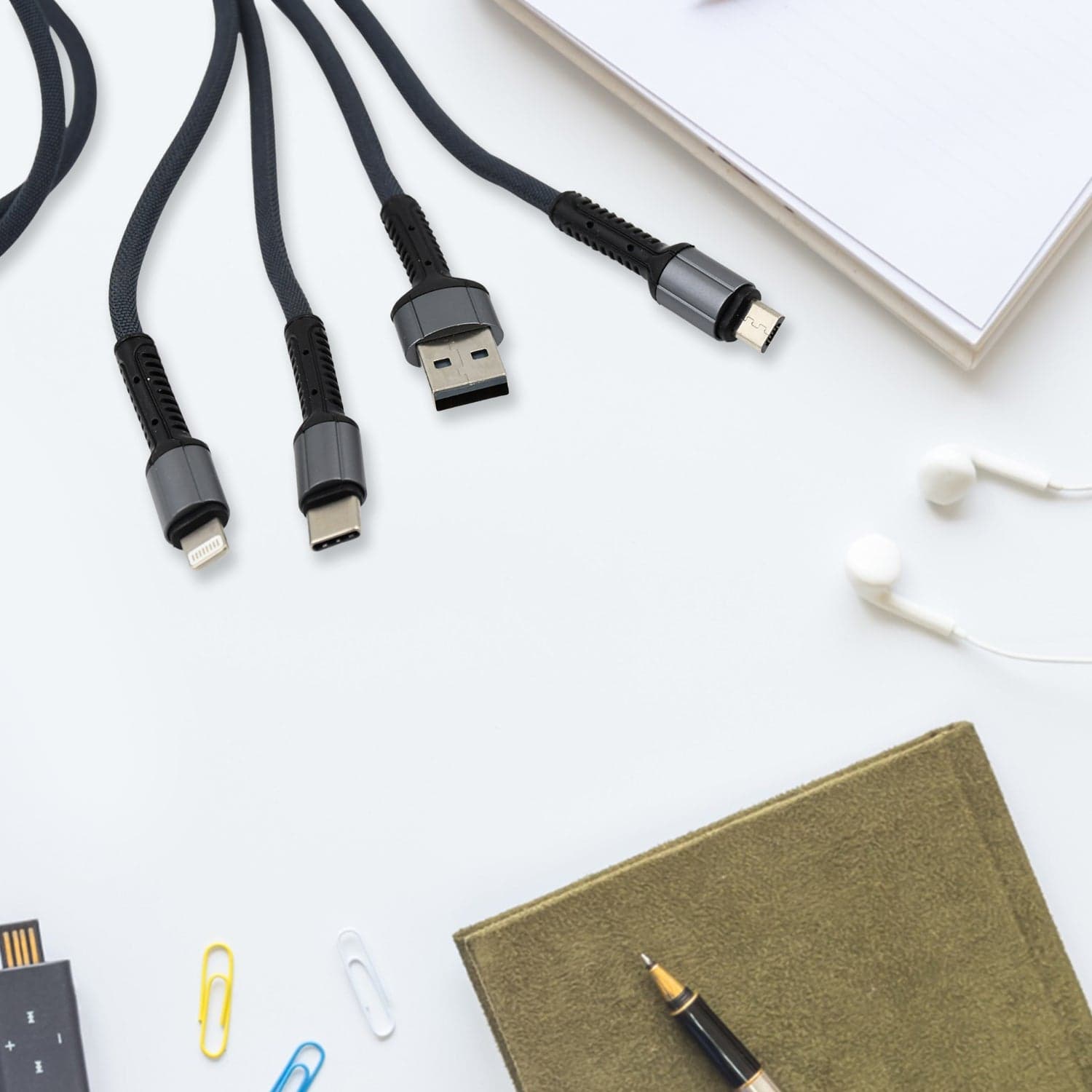 JK 3 in 1 Multi Super Fast Charging Cable (1 Pc / 1200 MM) thumbnail 3