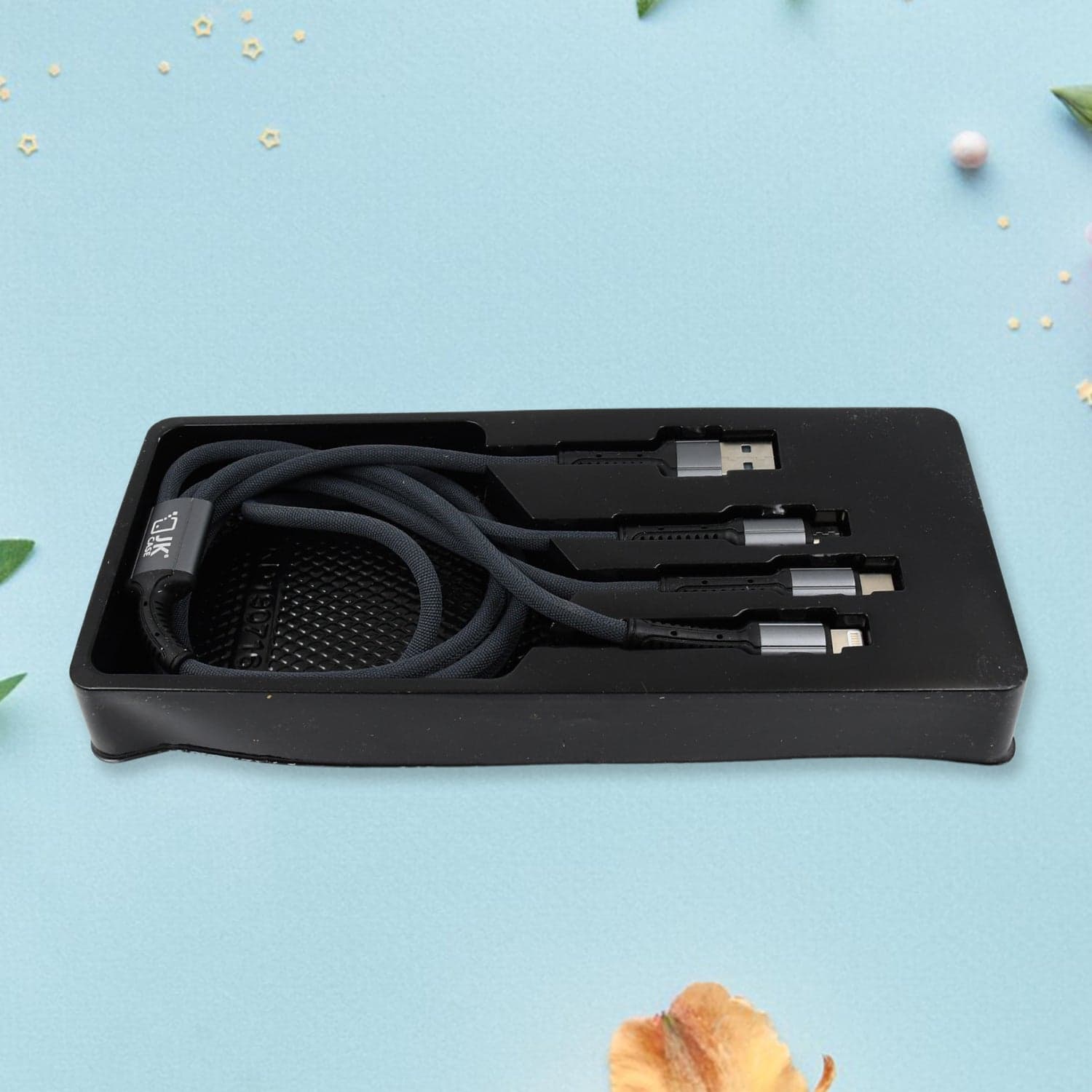 JK 3 in 1 Multi Super Fast Charging Cable (1 Pc / 1200 MM) thumbnail 6