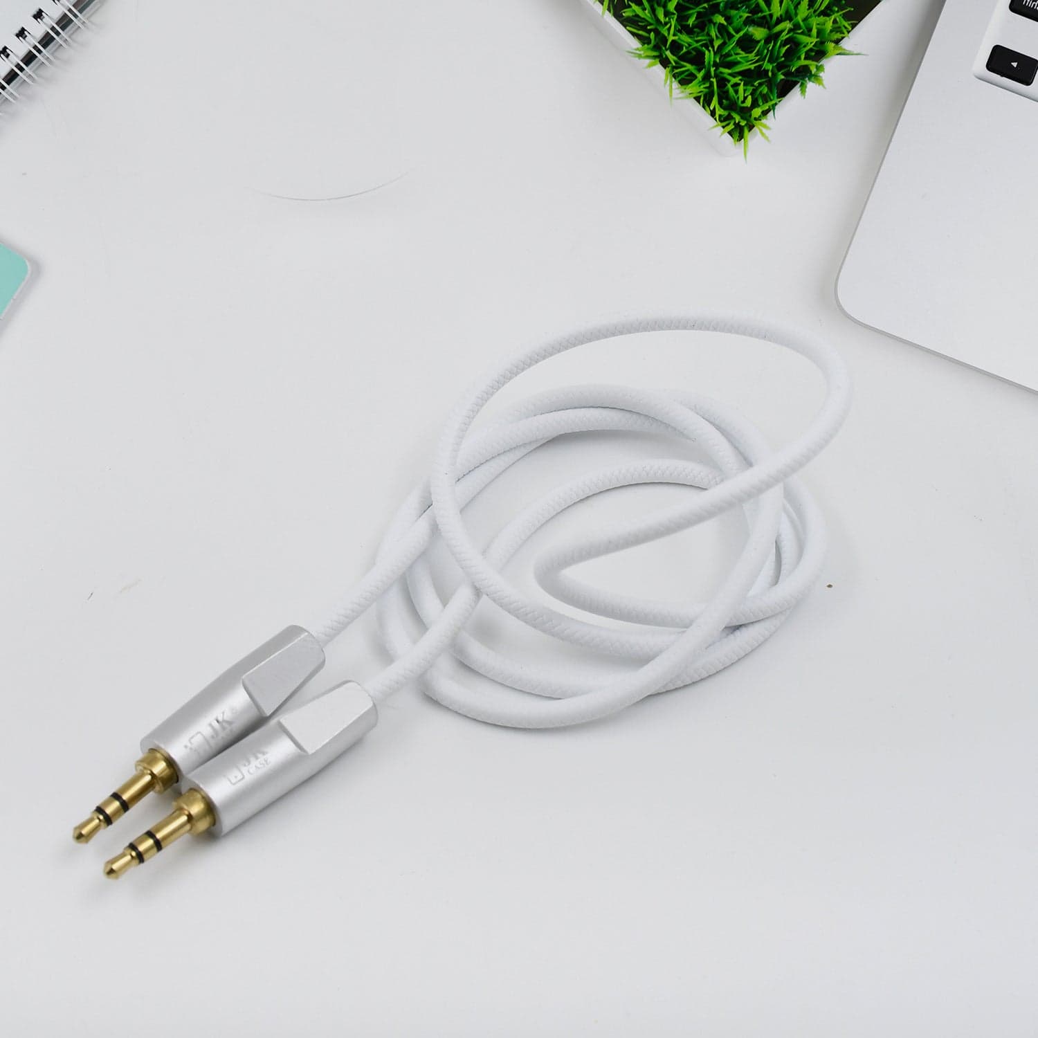JK Aux Cable for Mobile and Tablet Home / Car Stereos & More (1 Pc / 1000MM) thumbnail 4